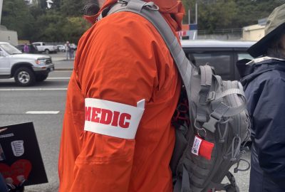 protest medic