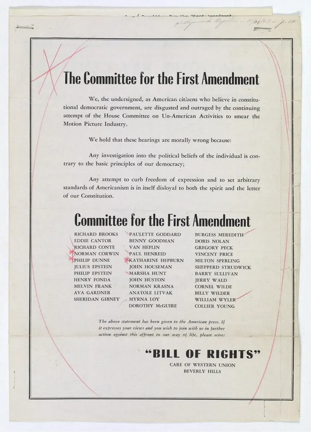 Committee for the First Amendment