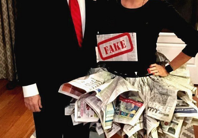 Halloween Trump Fake News