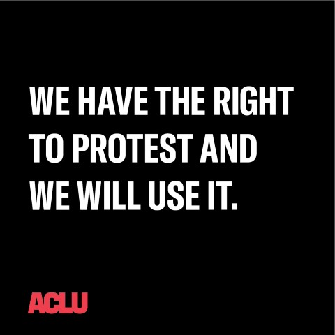 Protest ACLU