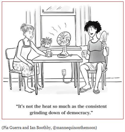exhaustion of democracy