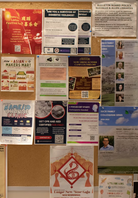 Screenshot 2025-12-07 at 11-28-56 A bulletin board covered with various flyers. photo – Free School Image on Unsplash