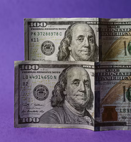 Screenshot 2026-09-22 at 08-18-35 Three stacks of one hundred dollar bills on a purple background - Photo on Unsplash